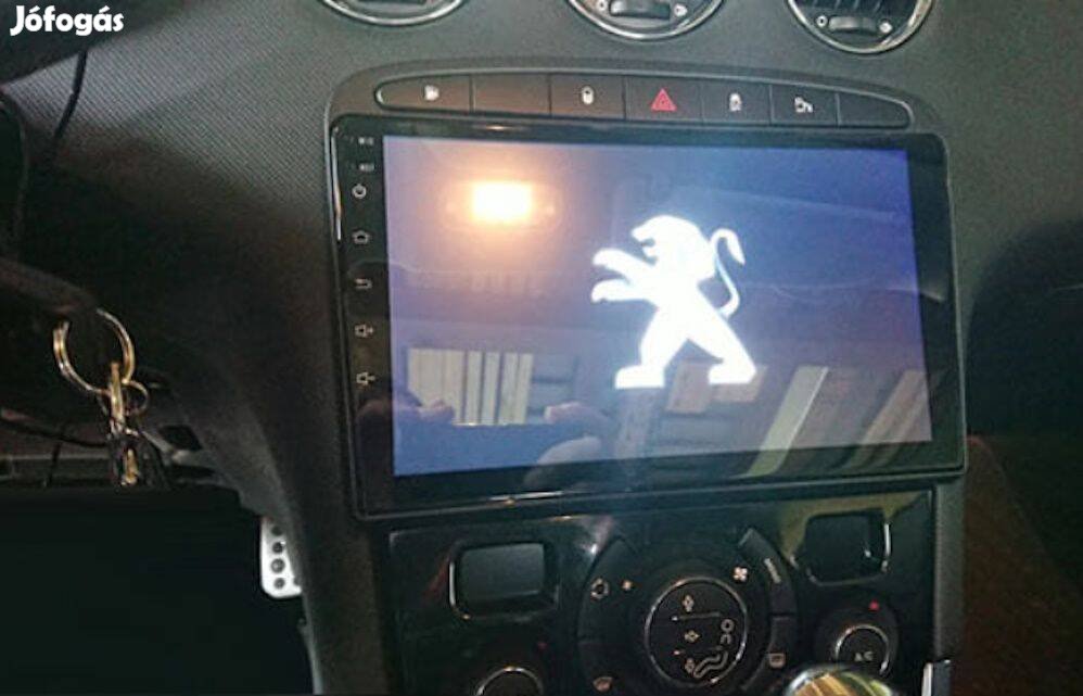 Peugeot 308, 408 Carplay Multimédia GPS Rádió Tolatókamerával