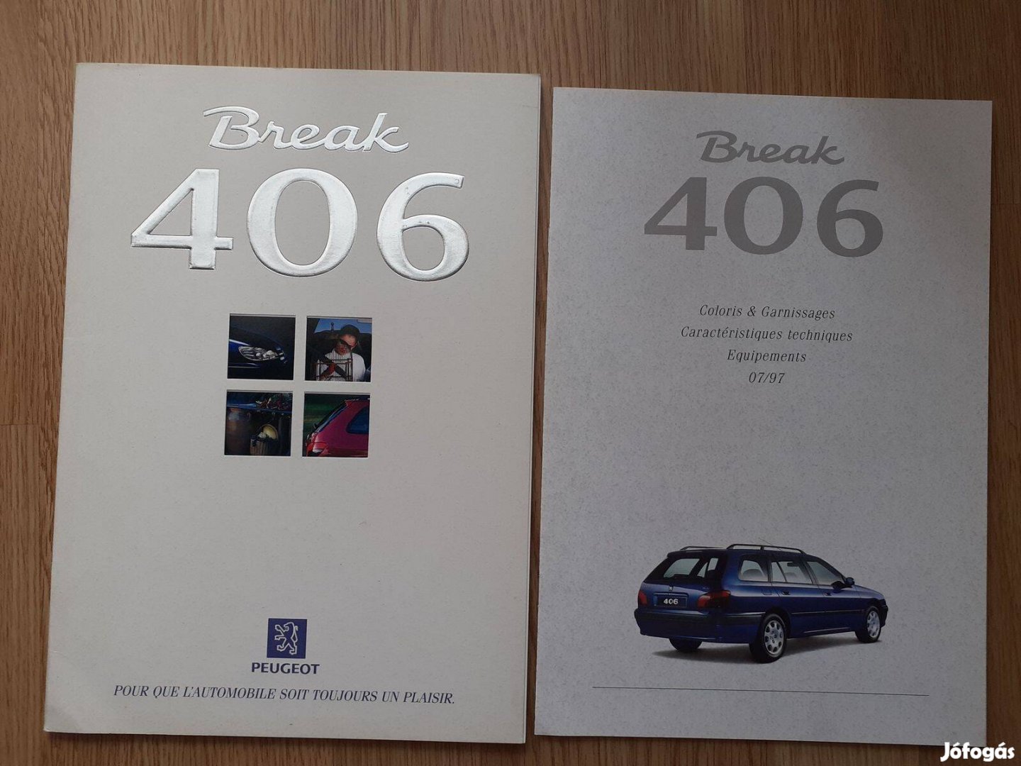 Peugeot 406 Break prospektus + műszaki adat - 1997, francia nyelvű