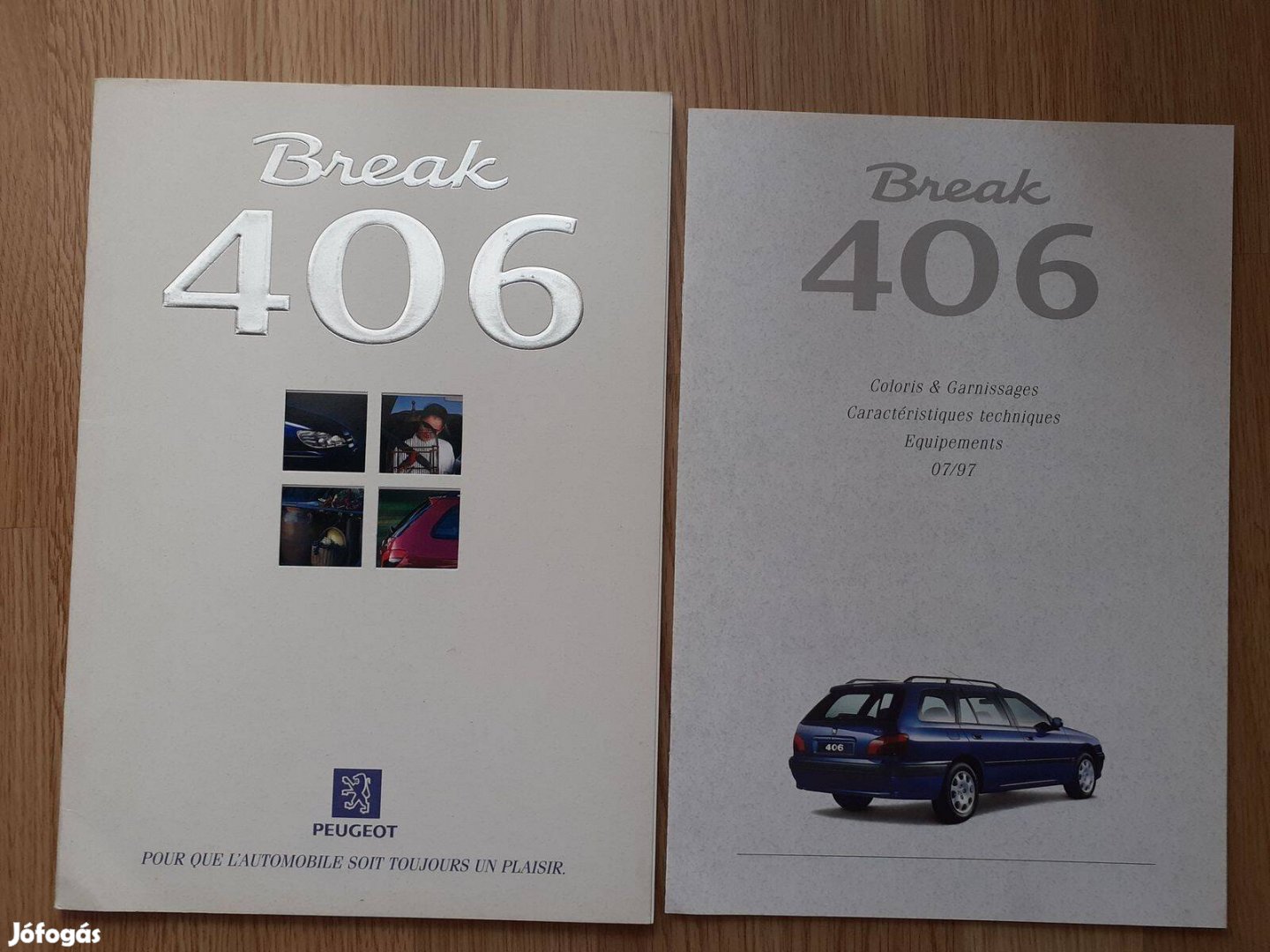 Peugeot 406 Break prospektus + műszaki adat - 1997, francia nyelvű