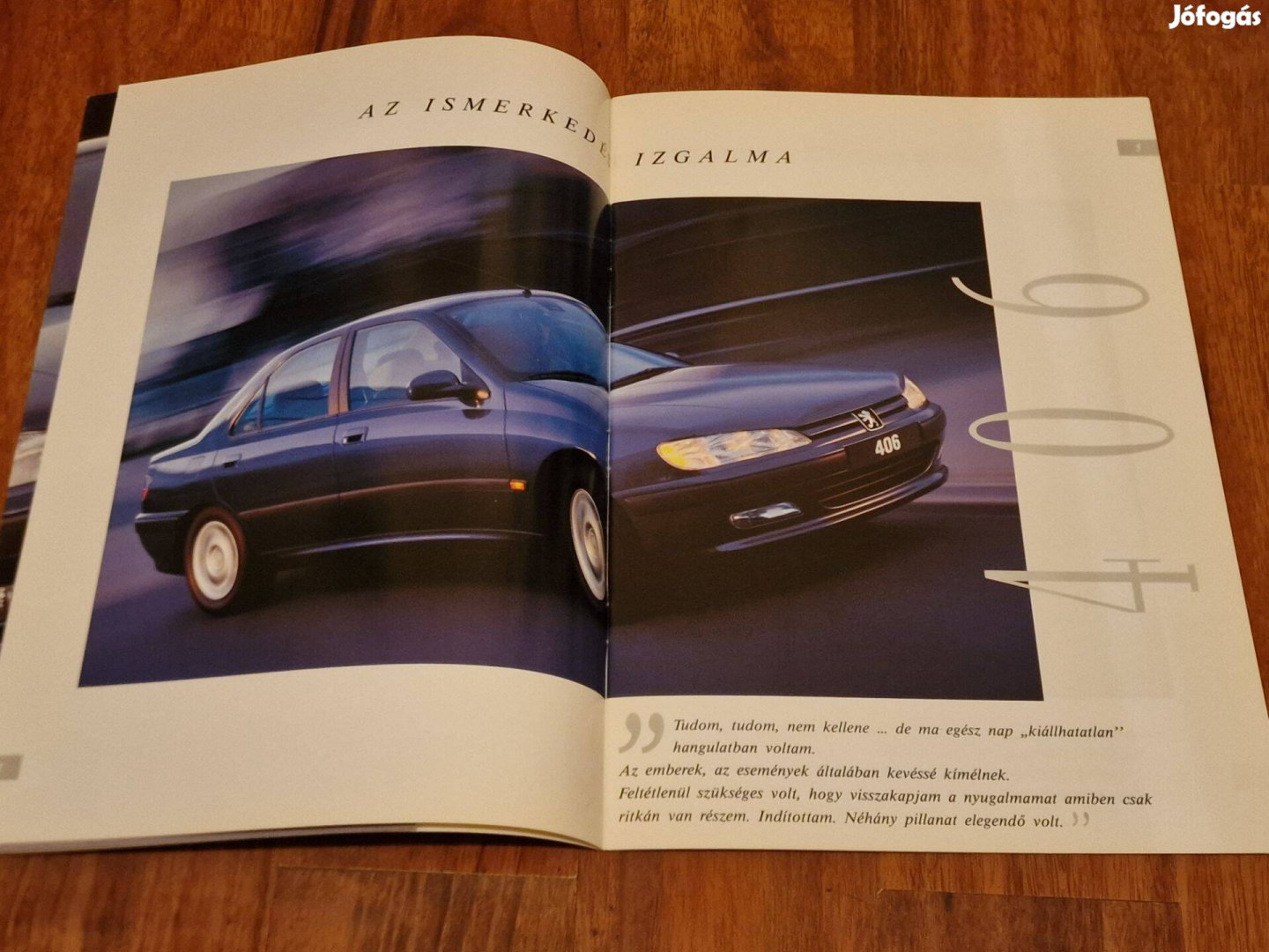 Peugeot 406 Limuzin / Break Prospektus 1995 Magyar Nyelv