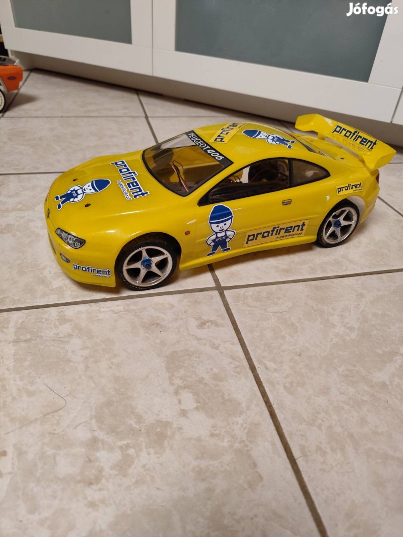 Peugeot 406 RC autó 1/10 HPI lexan karosszéria body