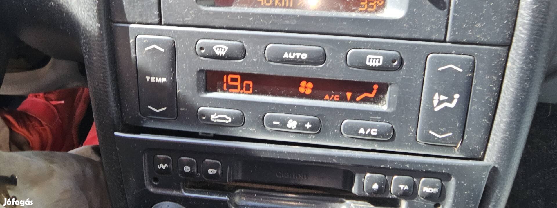 Peugeot 406 fütés kapcsoló panel digit klimás 6000
