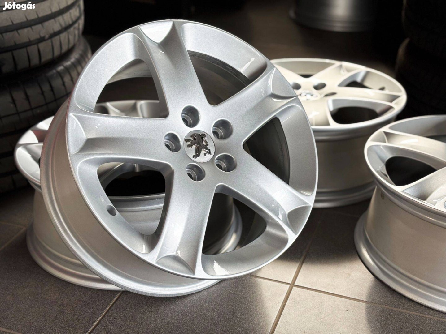 Peugeot 407 17" 5x108 gyári alufelni eladó 17 coll