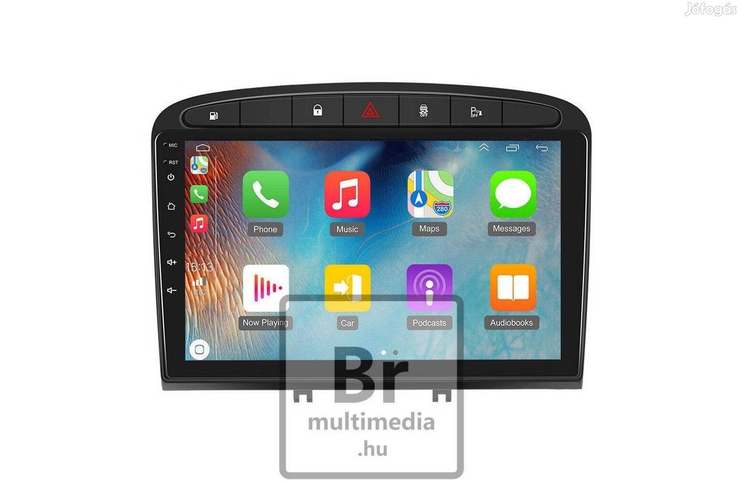 Peugeot 408 308 Rádió Android Kijelző Multimédia Navigáció Carplay GPS