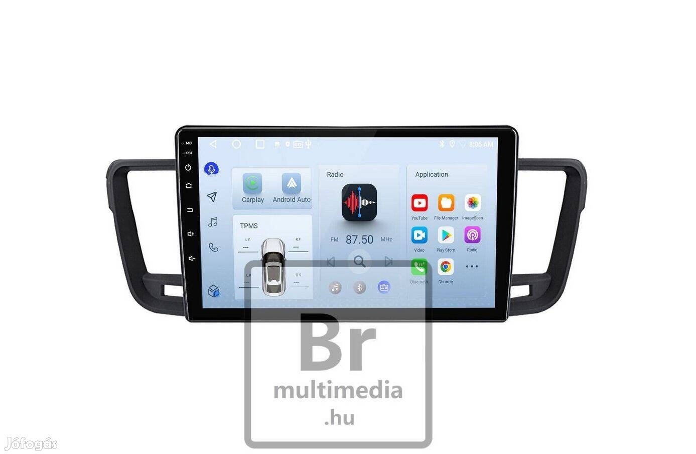 Peugeot 508 508SW Android Multimédia Kijelző Rádió Navigáció Carplay