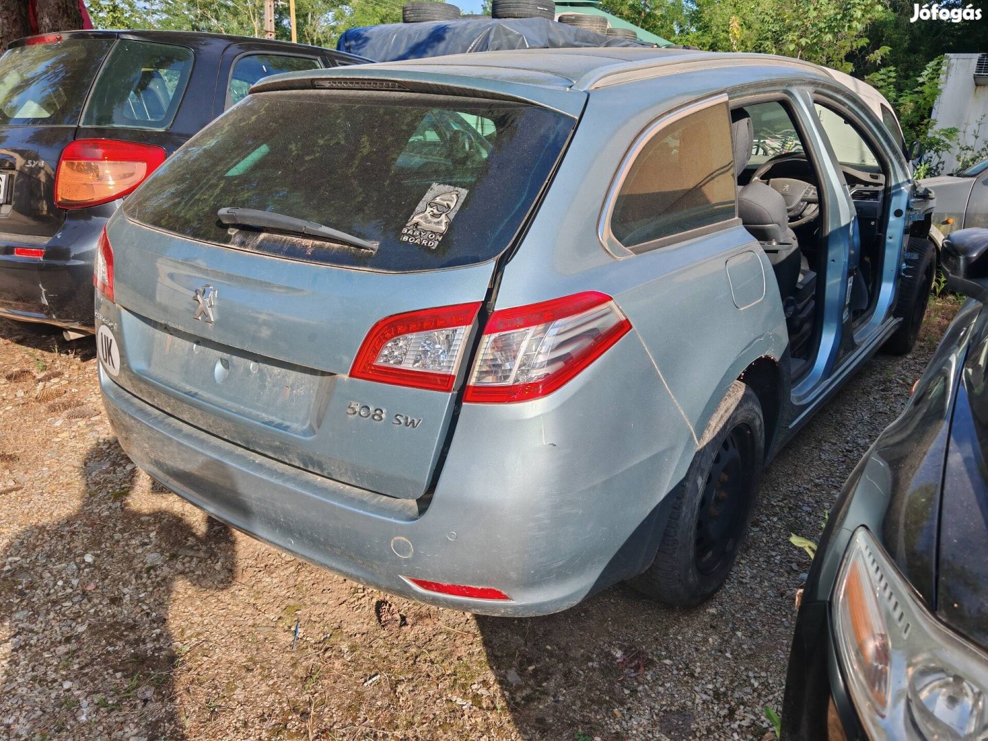 Peugeot 508 hátsó sárvédő hátfal 