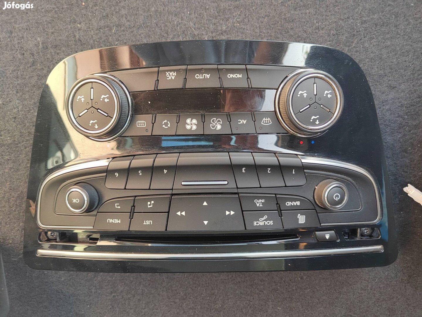 Peugeot 508 klíma vezérlő panel