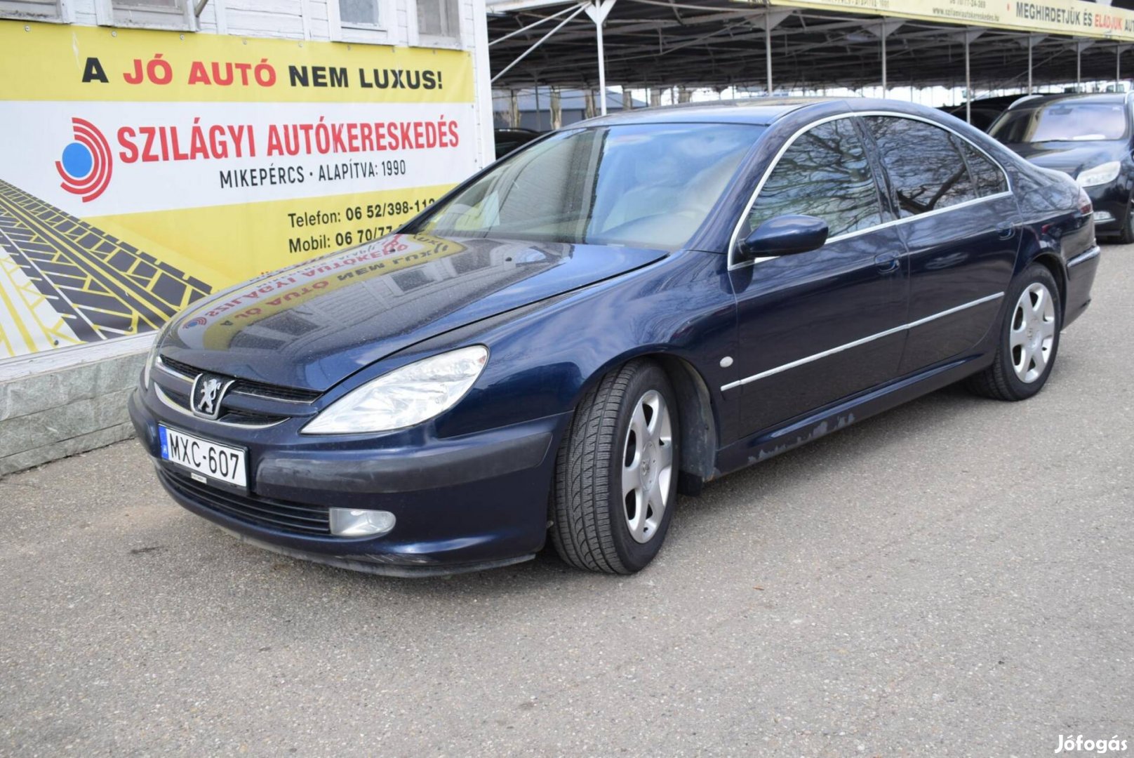 Peugeot 607 2.2 HDi Standard Tiptronic ülésfűtés