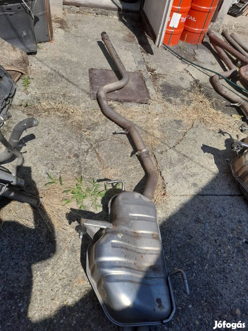 Peugeot 607 komplett kipufogó, DPF utáni rész