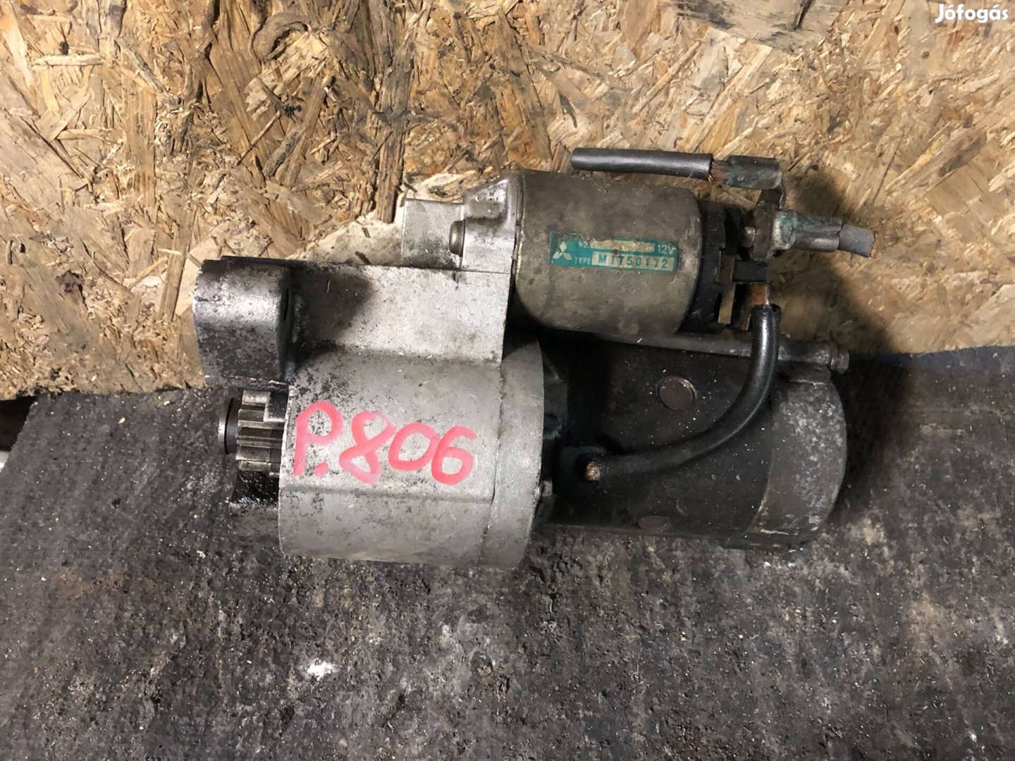 Peugeot 806 Citroen Evasion Scudo 1.9 TD önindító 