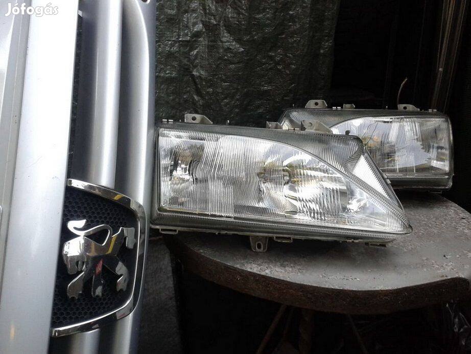 Peugeot 806 bal elsőlámpa, hűtőmaszk, kerekek, ülések