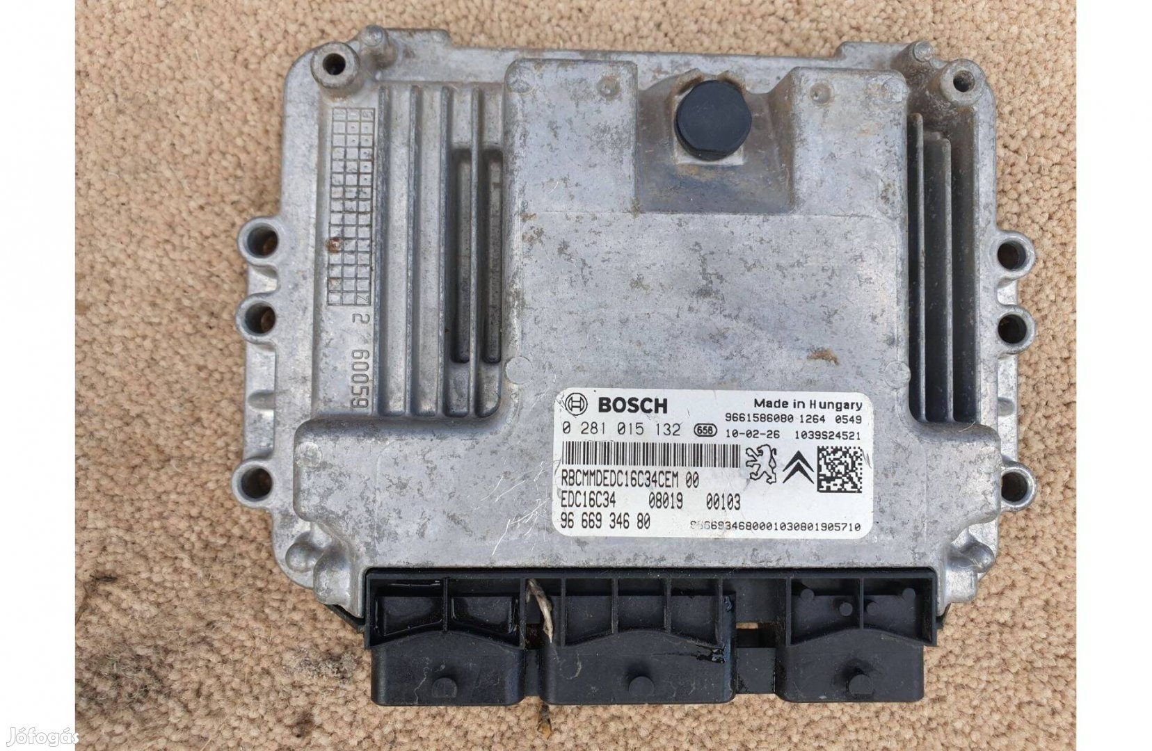 Peugeot Bipper Nemo 1.4 HDI ECU motorvezérlő 9666934680, 0281015132