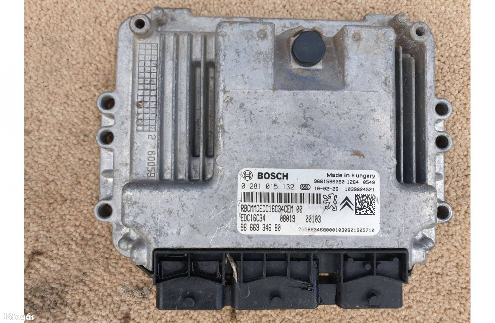 Peugeot Bipper Nemo 1.4 HDI ECU motorvezérlő 9666934680, 0281015132