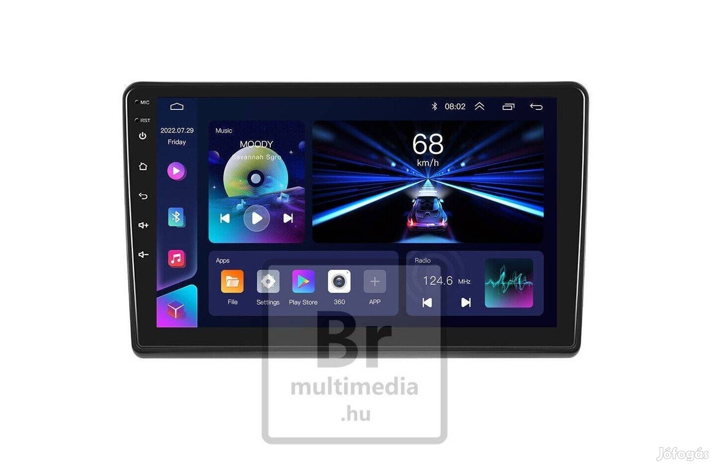 Peugeot Boxer Android 2Din Kijelző Rádió Multimédia Navigáció Carplay