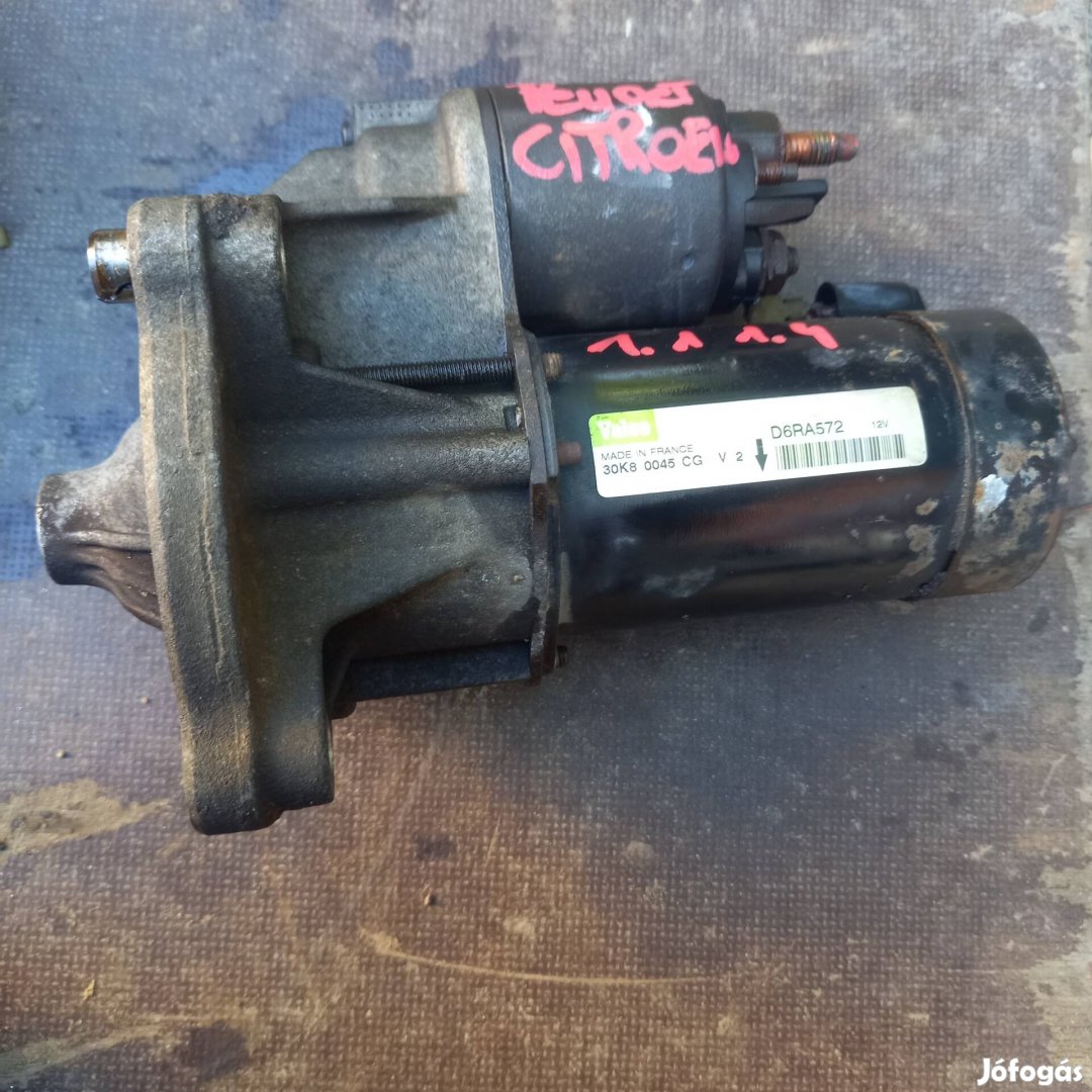 Peugeot Citroën önindító D6RA572 