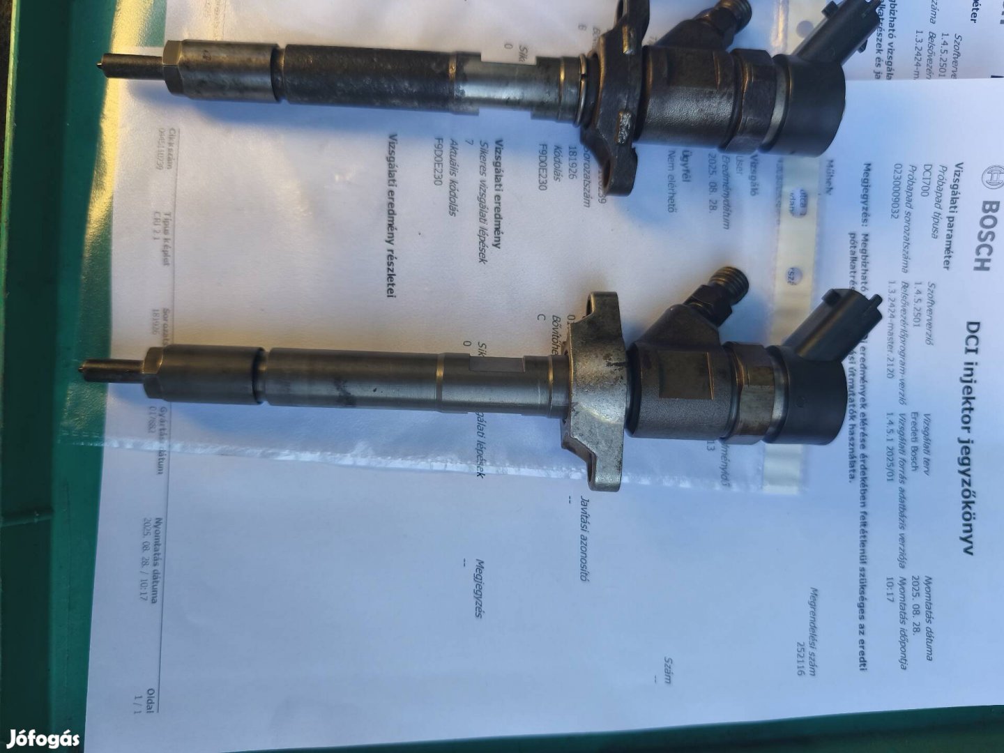 Peugeot Citroen 1.6 HDI bevizsgált porlasztó injektor 