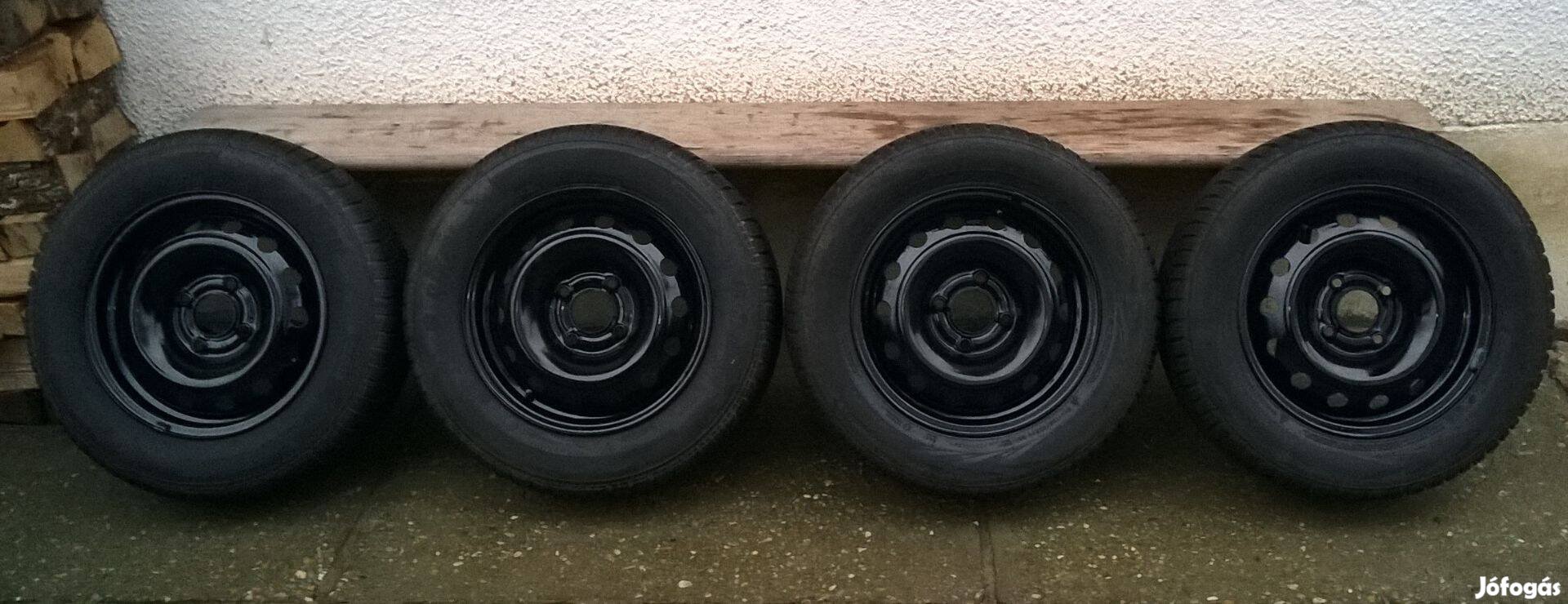 Peugeot-Citroen 4x108-as lemezfelnik téli gumikkal eladók