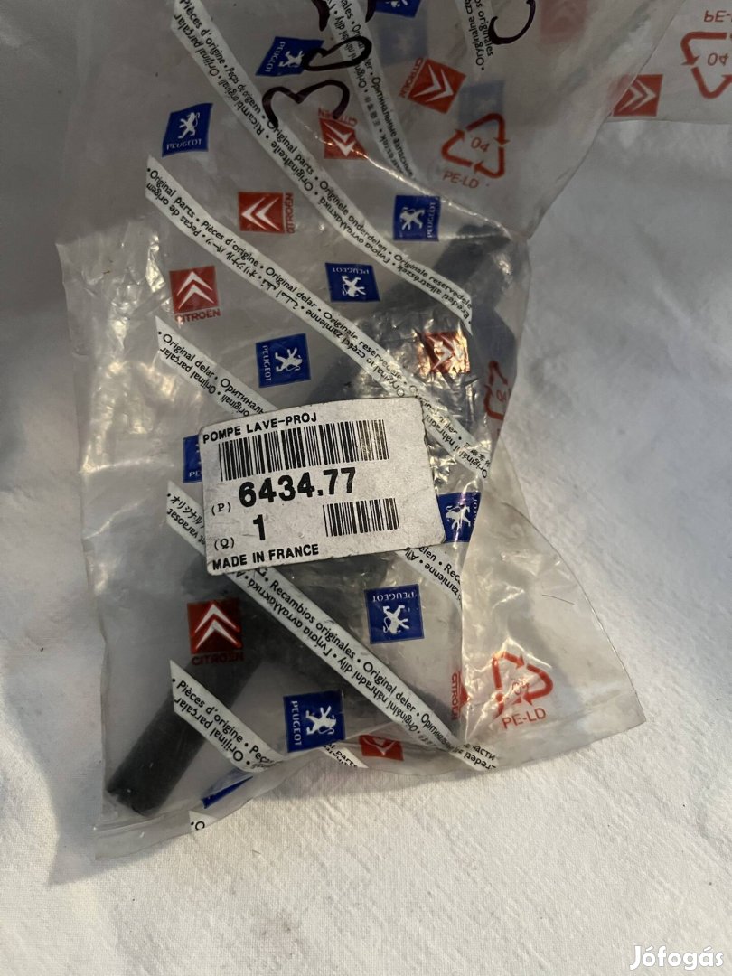 Peugeot Citroen fényszórómosó motor 6434.77
