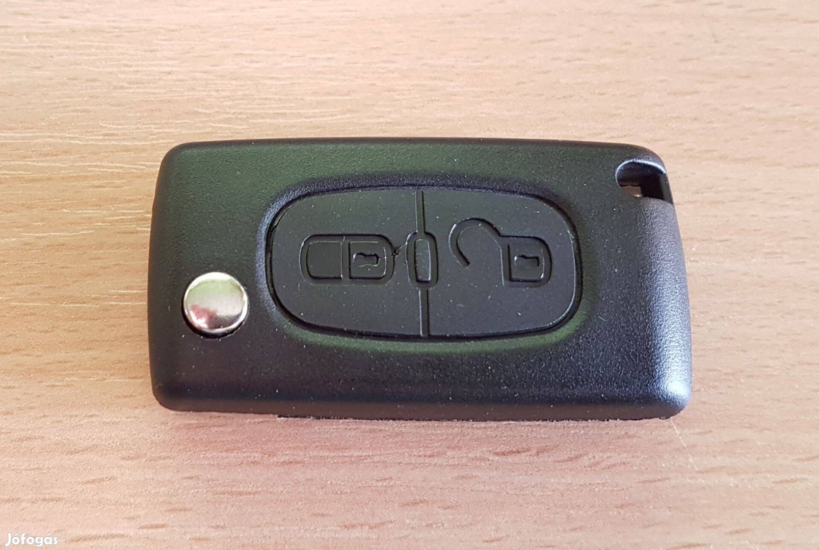 Peugeot Citroen gépkocsikhoz 2 gombos bicskakulcsház kulcsház