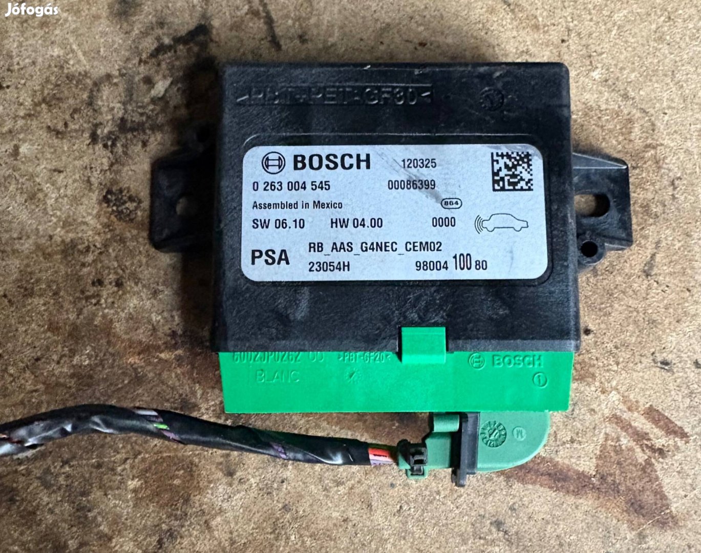 Peugeot Citroen tolato modul 9800410080