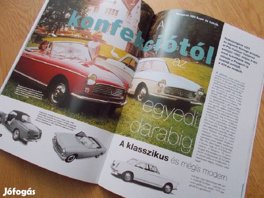 Peugeot Magazin 1999 prospektus katalógus 206 406 Coupe 404 Cabrio