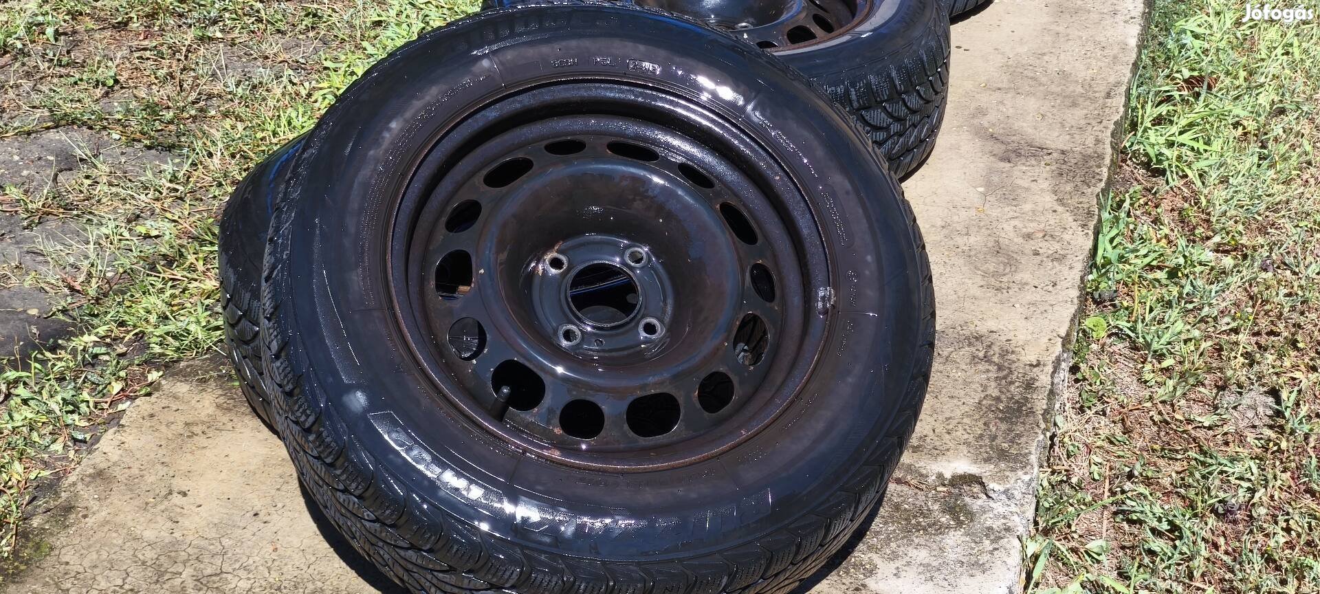 Peugeot, Citroën 4db R15 lemezfelni 4db gyári Peugeot dísztárcsa 4x108