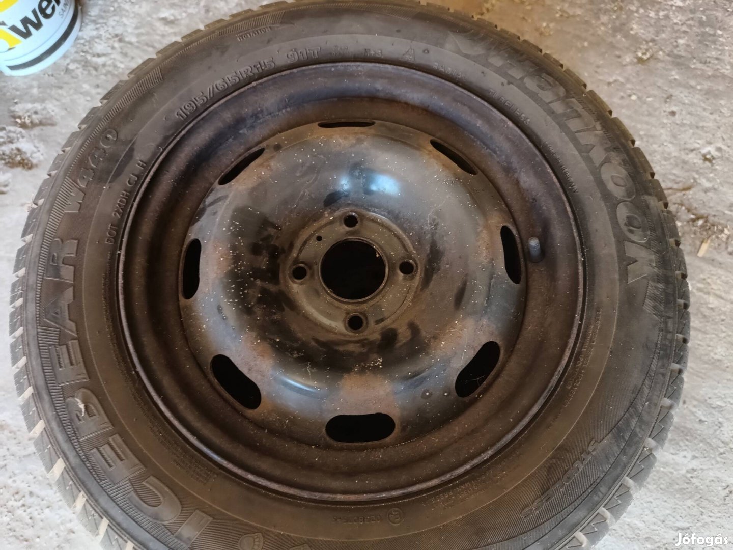 Peugeot acélfelni 4x108  Hankook téli gumival