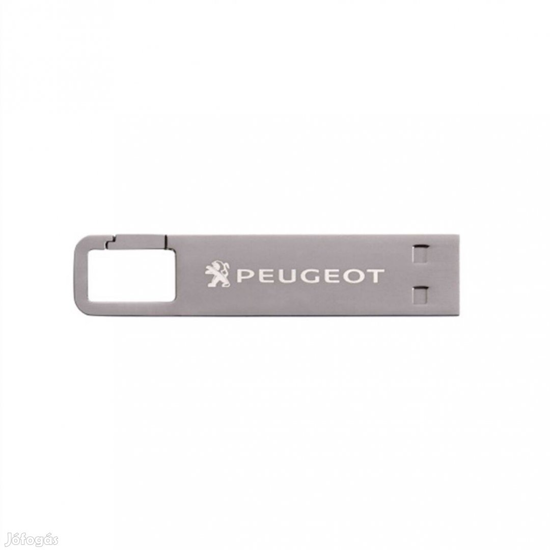 Peugeot elegáns króm 2.0 USB pendrive 16 GB