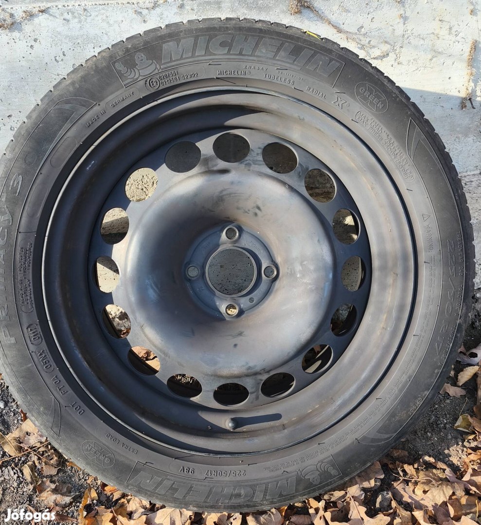 Peugeot gyári lemezfelni garnitúra 4X108 17" 6,5Jx17h2 ET29