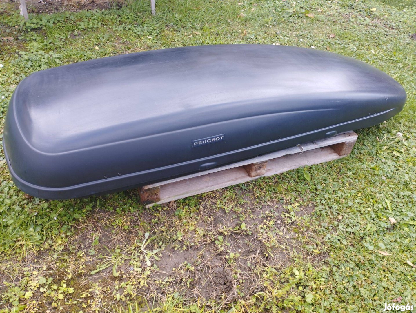 Peugeot nagyméretű gyári tetőbox síbox horgászbox