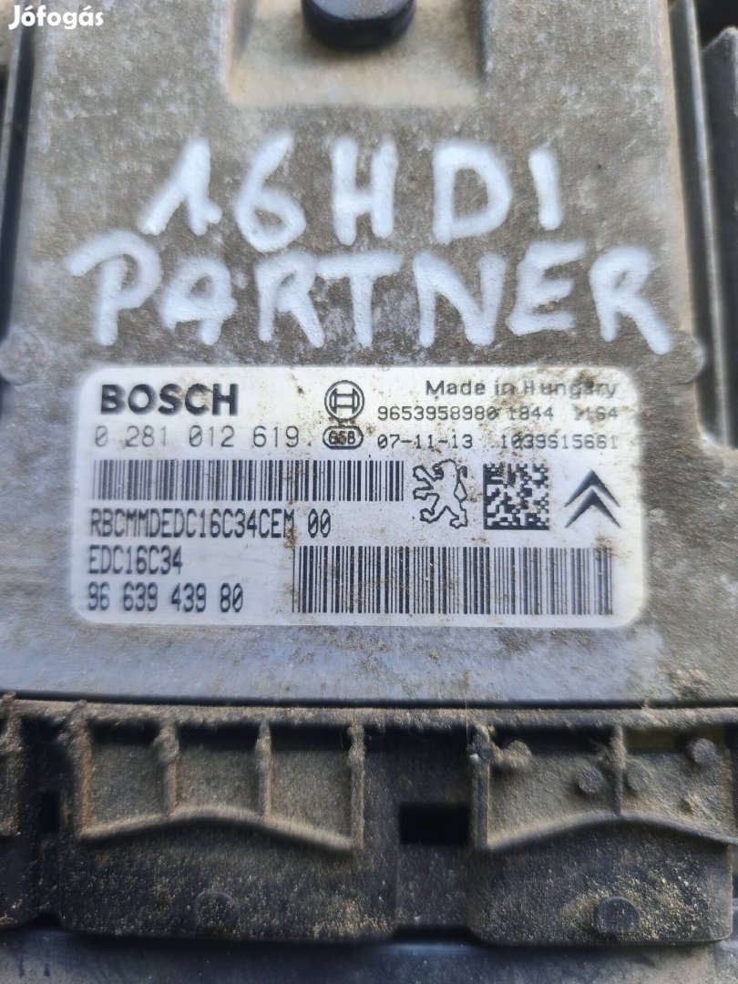 Peugeot partner 1.6 HDI motorvezérlő szett