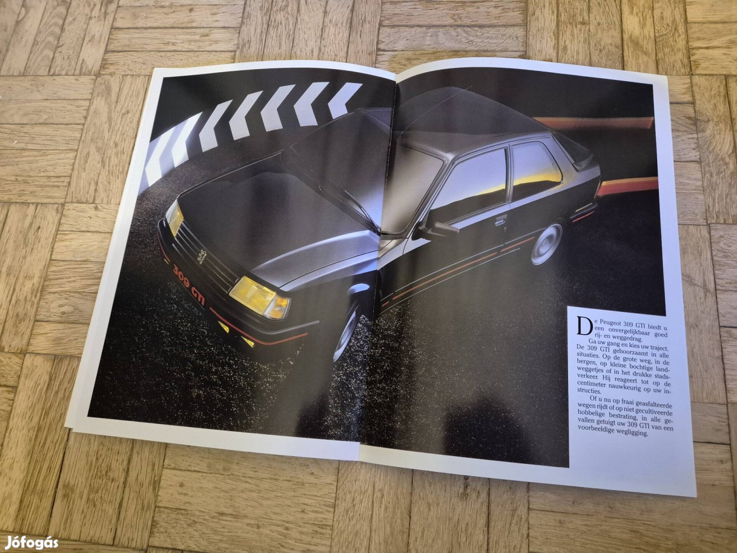 Peugeot ritka 309 GTI prospektus katalógus OT 
