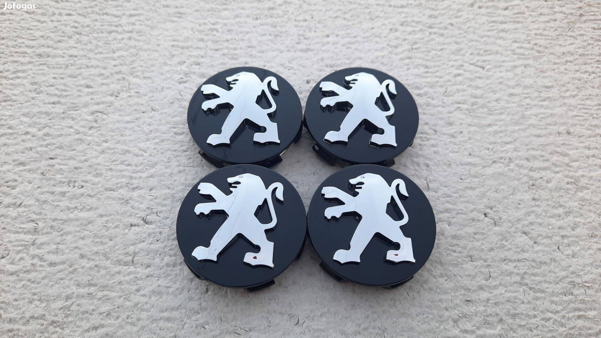 Peugeot új felni díszkupak közép felnikupak kerékagy kupak 60mm