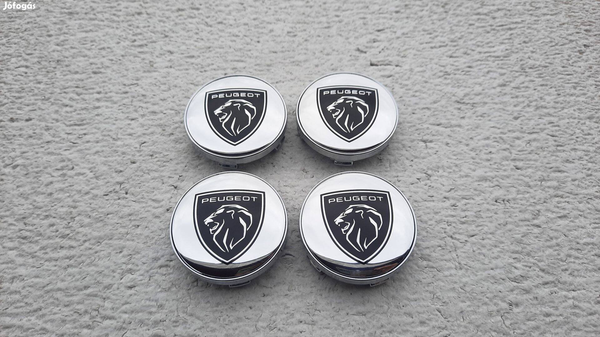 Peugeot új felni díszkupak közép felnikupak kerékagy kupak 60mm