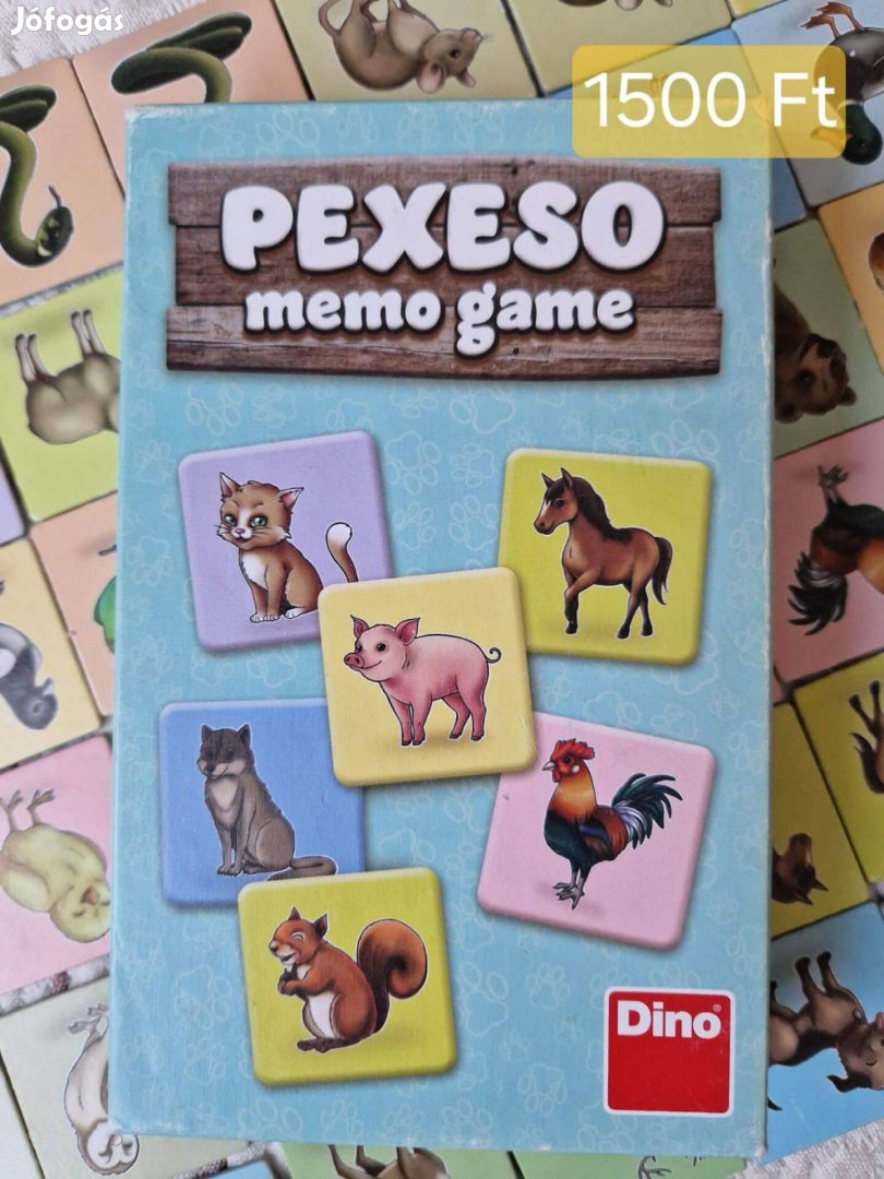 Pexeso állatos memóriajáték