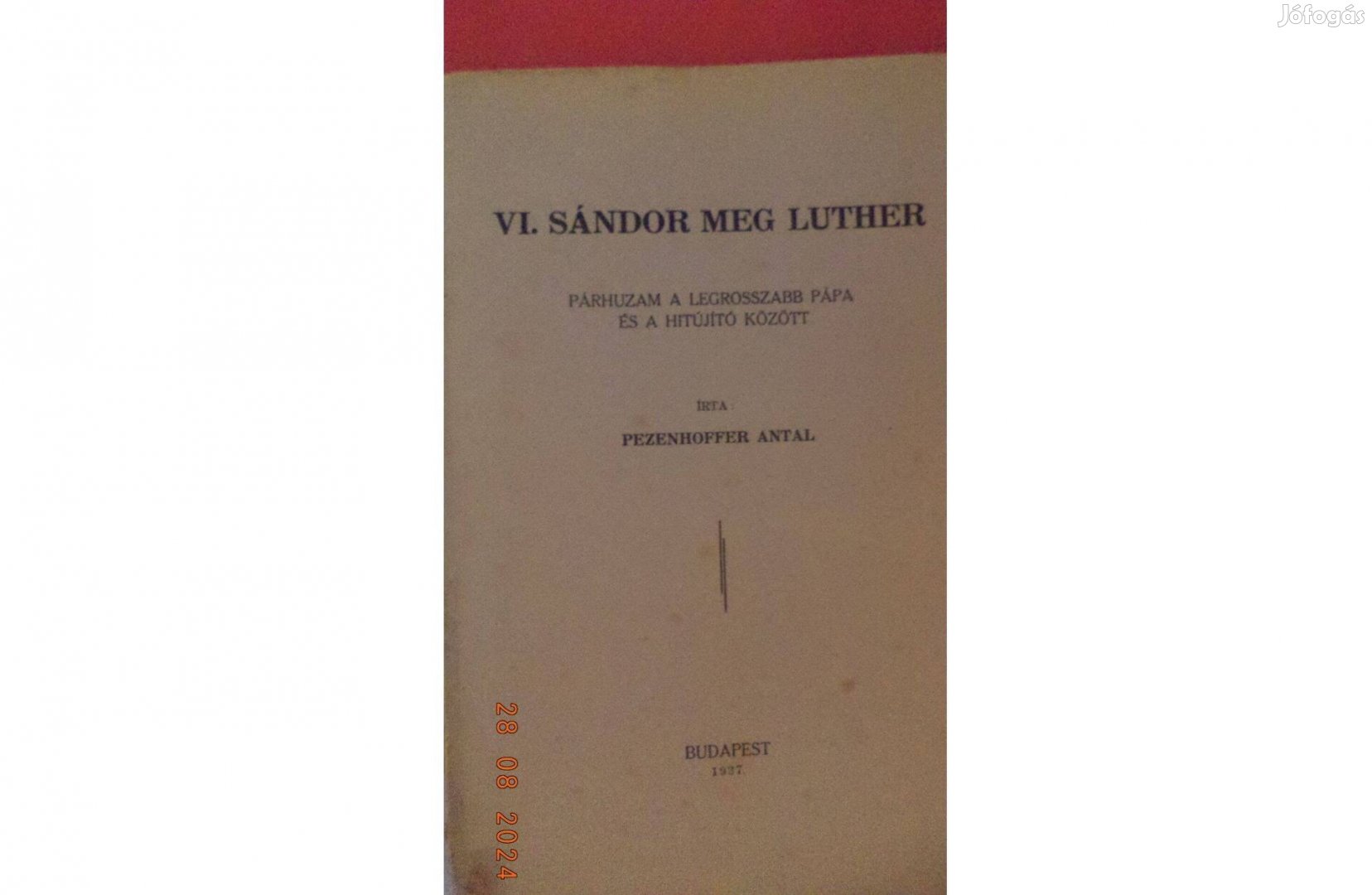 Pezenhoffer Antal: VI. Sándor és Luther