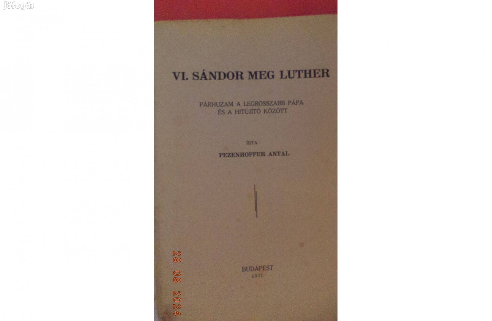 Pezenhoffer Antal: VI. Sándor meg Luther