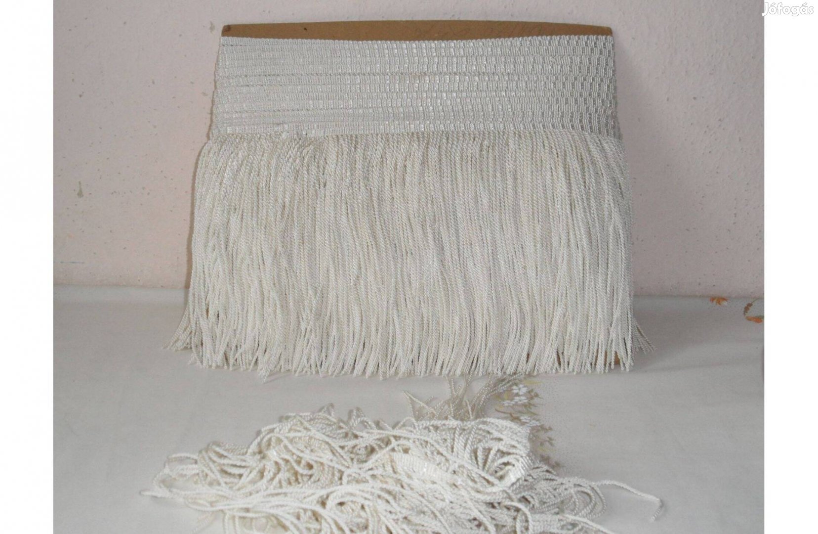 Pezsgő színű táncruha, függöny rojt ( 10.5 cm egyben + 80 cm. )