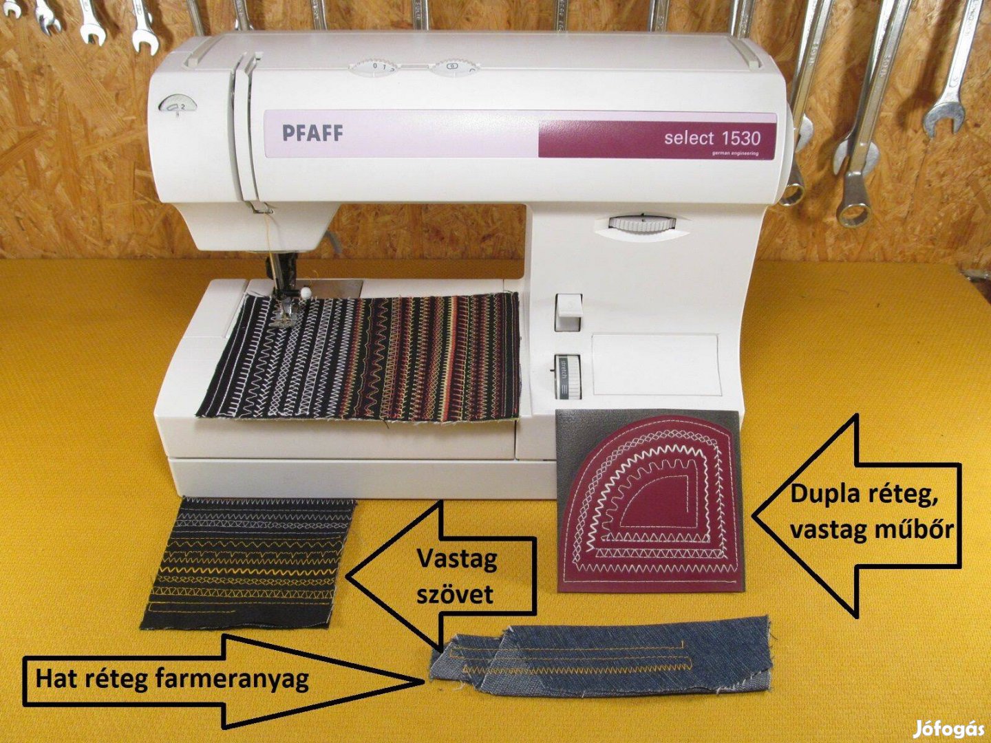 Pfaff IDT rendszerű varrógép overlock programmal (elkelt)