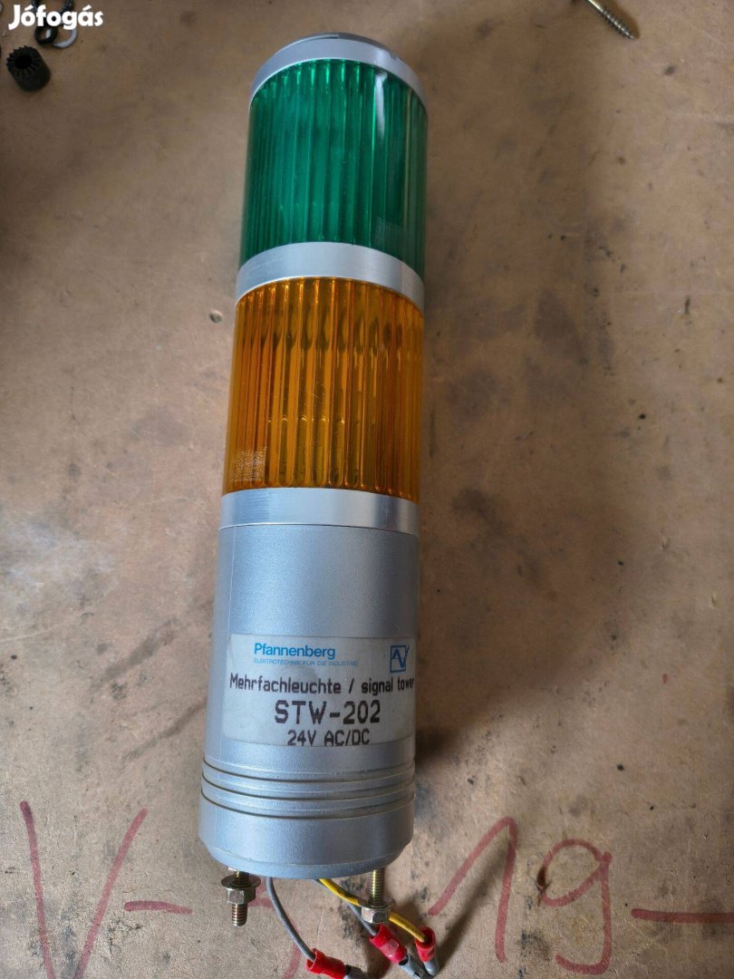 Pfannenberg STW-202 fényjelző oszlop zöld sárga 24V DCAC