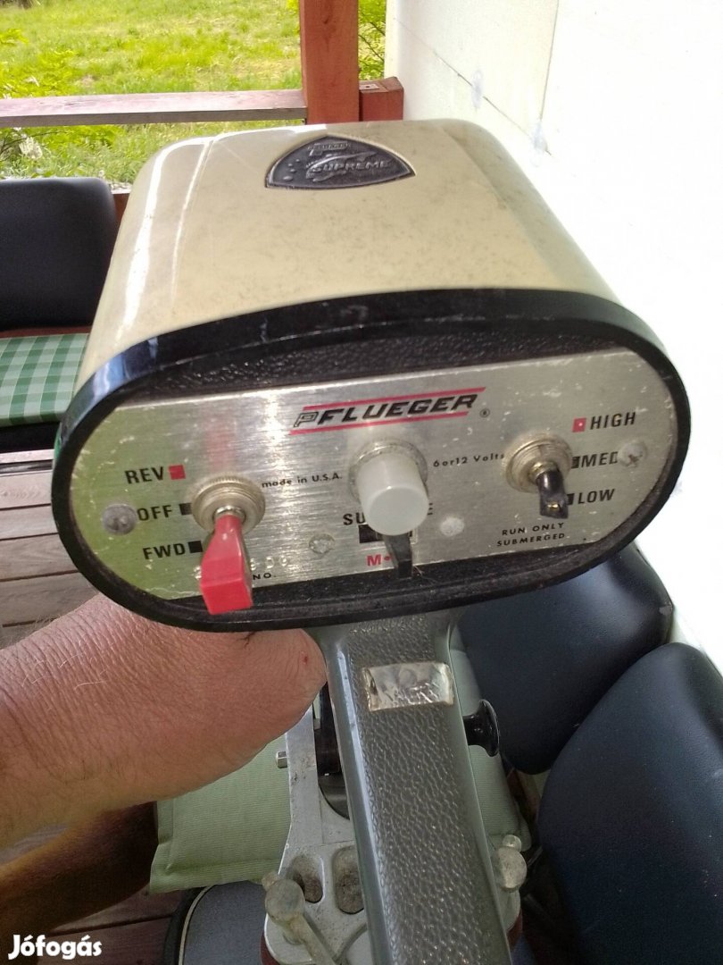 Pflueger Supreme M 30 12 V csónak motor hibátlan USA gyártmány 