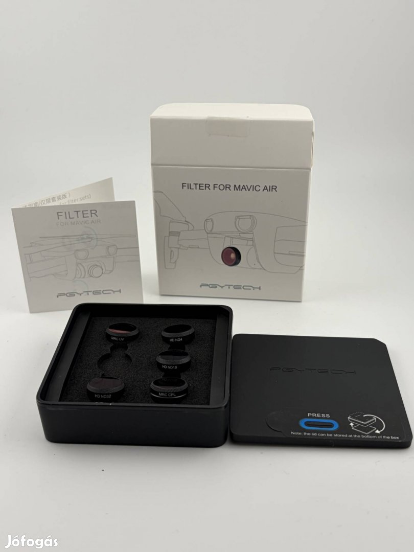 Pgytech DJI Mavic Air Professzionális Szűrőszett 5 db-os