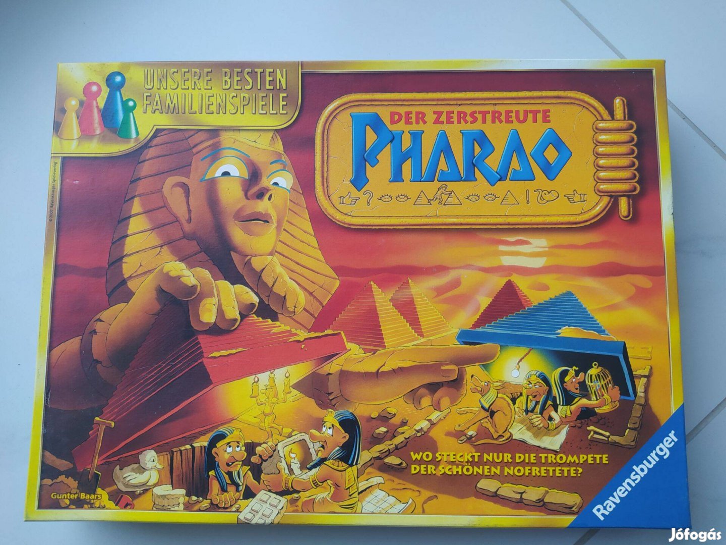 Pharao társasjáték hiánytalan szép állapotban