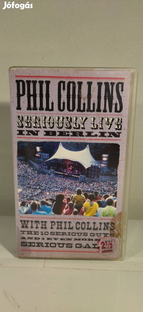 Phil Collins Seriously Live In Berlin koncert VHS