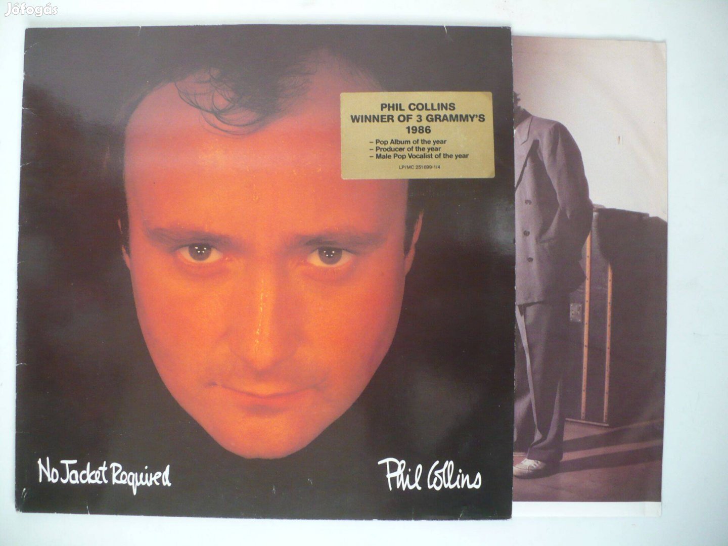 Phil Collins: No Jacket Required (német nyomású LP)