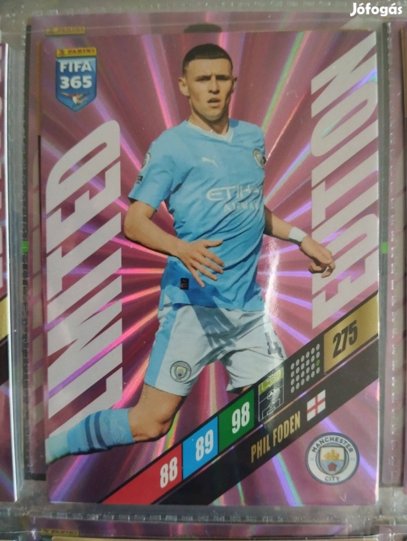 Phil Foden Manchester City FIFA 365 2024 Limited edition focis kártya
