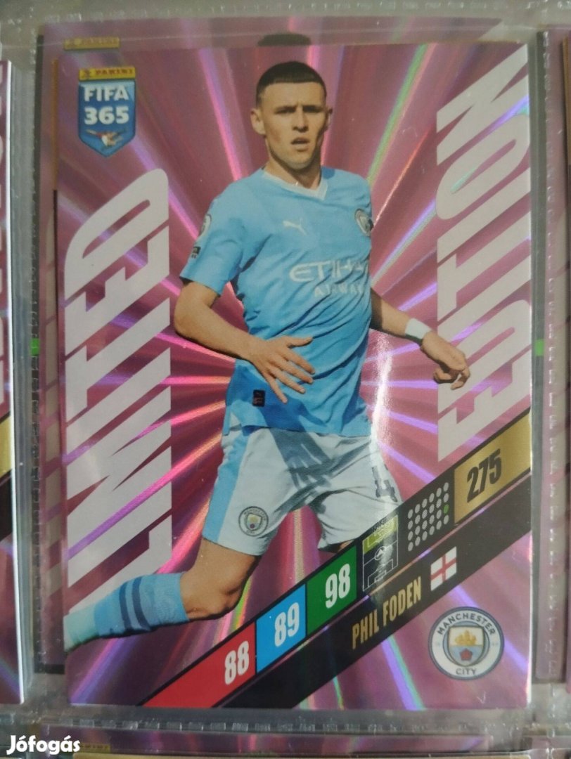 Phil Foden Manchester City FIFA 365 2024 Limited edition focis kártya