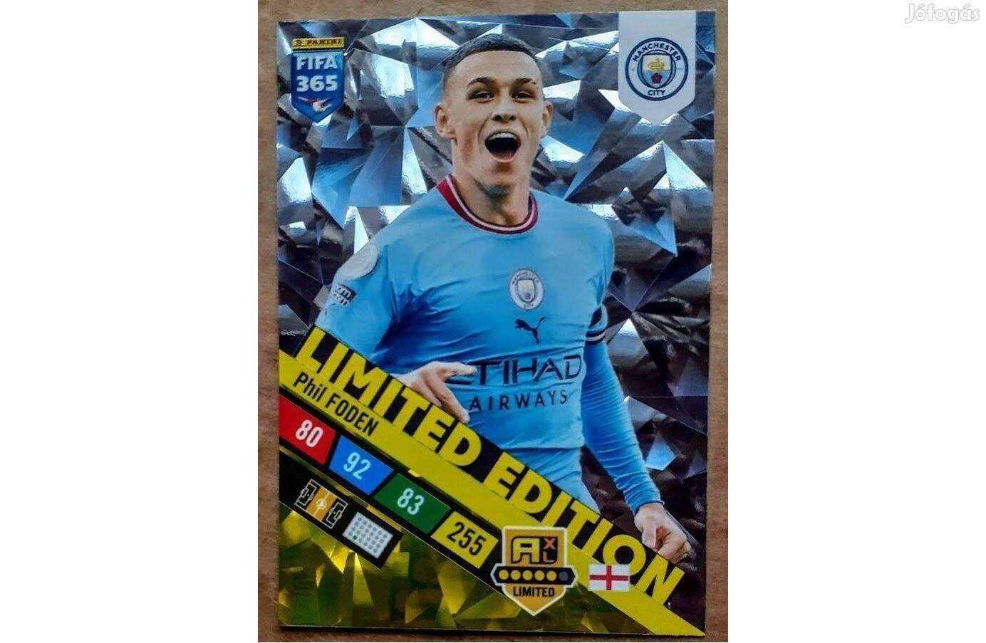 Phil Foden Manchester City XXL Limited focis kártya Panini FIFA 2023