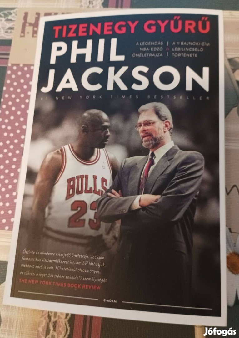 Phil Jackson - Tizenegy gyűrű - Tiszta Új, használatlan, eladó 3999 Ft