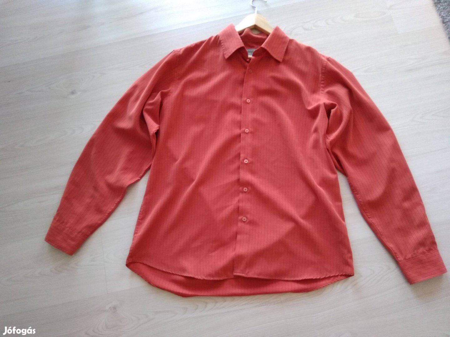 Philip Russel férfi ing, nagy méretű téglavörös ruha XL